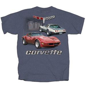 Chevrolet Corvette C2 Stingray T-Shirt Indigo 3X-LARGE