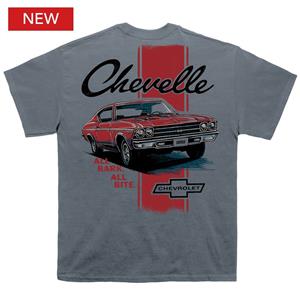 Chevelle All Bark All Bite T-Shirt Grey LARGE