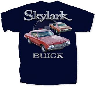 Buick Skylark T-Shirt Navy Blue LARGE