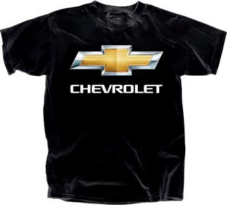 Chevrolet Chrome Logo T-Shirt Black MEDIUM