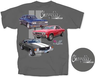 Chevelle By Chevrolet T-Shirt Grey Large