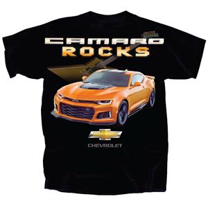 Camaro Rocks T-Shirt Black LARGE