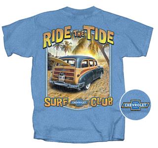 Chevrolet Ride The Tide T-Shirt Blue X-LARGE