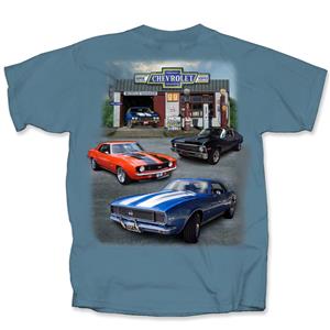 Chevrolet Muscle Collection T-Shirt Blue 2X-LARGE
