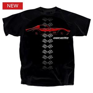 Corvette 69 T-Shirt Black X-LARGE