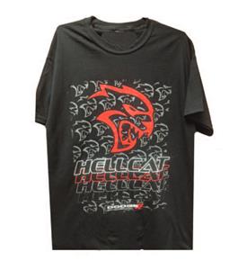 Dodge Hellcat Triple Threat T-Shirt Black 2X-LARGE