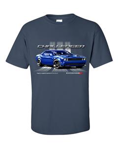 Dodge Challenger GR T-Shirt Blue LARGE