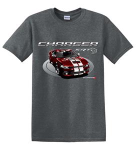 Dodge Charger GR SRT T-Shirt Grey LARGE