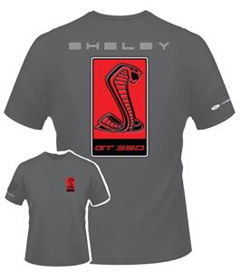 Shelby GT350 Mustang T-Shirt Grey 2X-LARGE