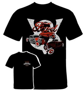 Ford Hot Rods 3 T-Shirt Black 3X-LARGE