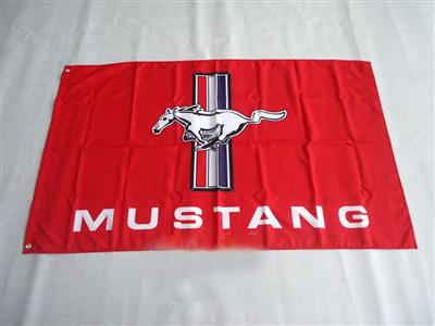 Mustang Flag Red 150x90cm