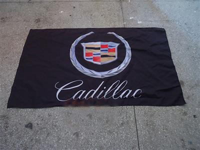 Cadillac Flag Black 150x90cm