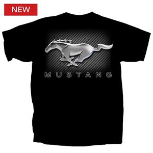 Mustang Carbon Logo T-Shirt Black 3X-LARGE