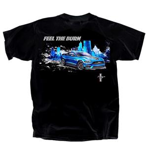Mustang Feel The Burn T-Shirt Black 2X-LARGE