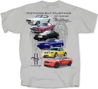 Nothing But Mustang T-Shirt Grey LARGE