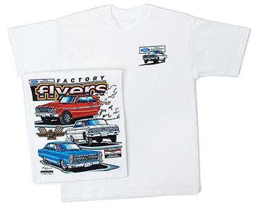 Ford Factory Flyers T-Shirt White MEDIUM