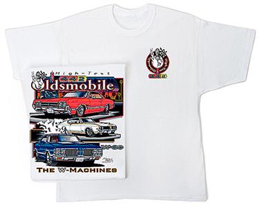 Oldsmobile 442 The W Machines T-Shirt White X-LARGE