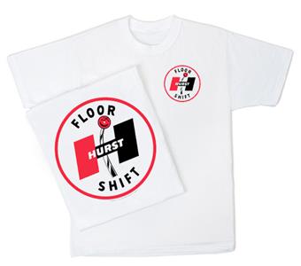 Hurst Floor Shift T-Shirt White 3X-LARGE