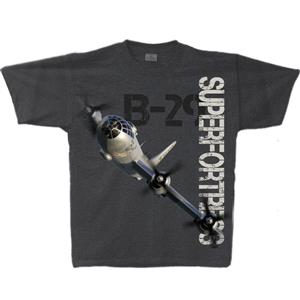 B-29 Superfortress T-Shirt Charcoal Grey 3X-LARGE