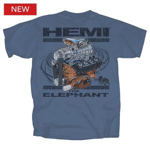 Hemi The Elephant T-Shirt Blue LARGE