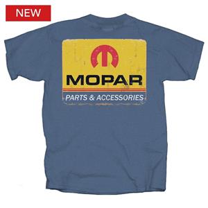 Mopar Parts & Accessories Sign T-Shirt Blue X-LARGE