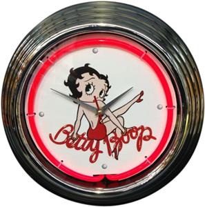 Betty Boop Neon Clock