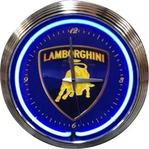 Lamborghini Neon Clock