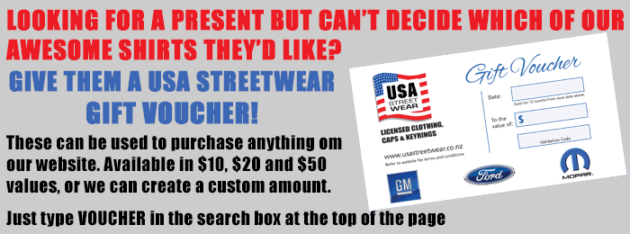 New USA Streetwear gift vouchers