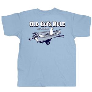Old Guys Rule - Just Add Water T-Shirt Light Blue Large