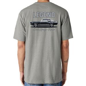 Old Guys Rule - Legend Mustang T-Shirt Grey 3X-LARGE