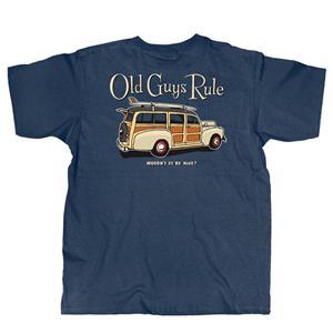 Old Guys Rule - Woodn't It Be Nice T-Shirt Grey SMALL