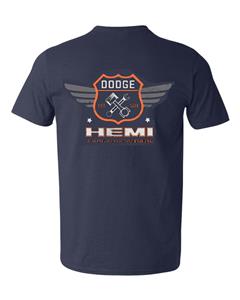 Dodge Hemi Garage T-Shirt Dark Blue LARGE