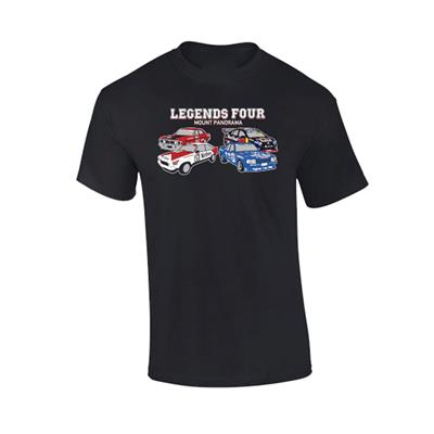 Four Legends Mount Panorama T-Shirt Black 4X-LARGE - Click Image to Close