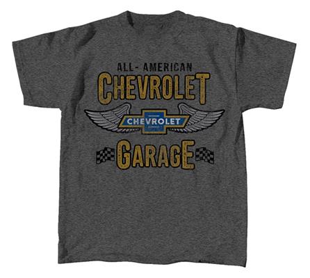 All American Chevrolet Garage T-Shirt Dark Grey 3X-LARGE DISCONTINUED - Click Image to Close