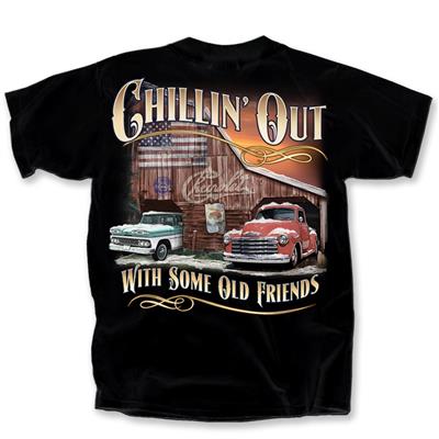 Chevrolet Trucks Chillin Out T-Shirt Black LARGE - Click Image to Close