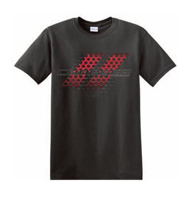 Dodge Charger Grille T-Shirt Black LARGE - Click Image to Close