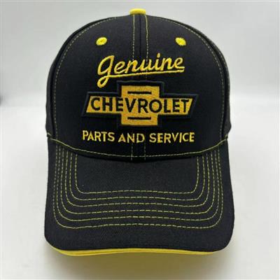 Genuine Chevrolet Parts And Service Cap Navy - Click Image to Close