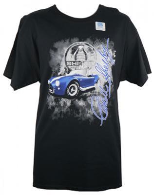 Shelby Burn Out T-Shirt Black LARGE - Click Image to Close