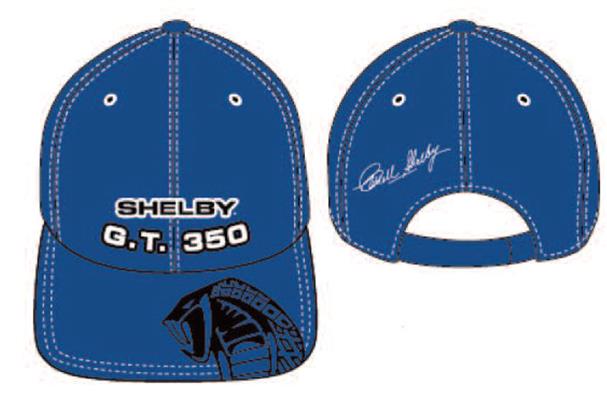Shelby GT350 Snake Brim Cap Blue - Click Image to Close