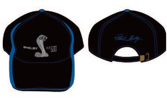 Shelby GT500 Cap Black/Blue - Click Image to Close