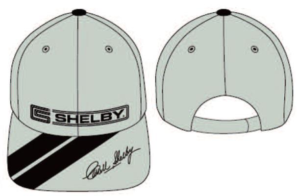 Shelby Stripe/Signature Cap Grey - Click Image to Close