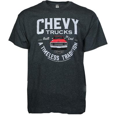 Chevy Trucks A Timeless Tradition T-Shirt Charcoal LARGE - Click Image to Close