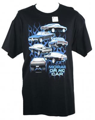 Mopar Or No Car T-Shirt Black MEDIUM - Click Image to Close