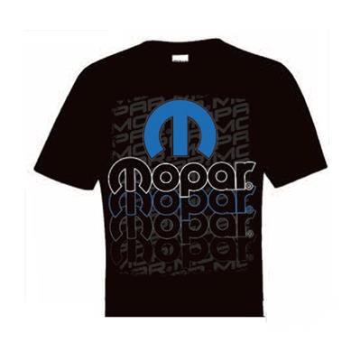 Mopar Triple Threat T-Shirt Black LARGE - Click Image to Close