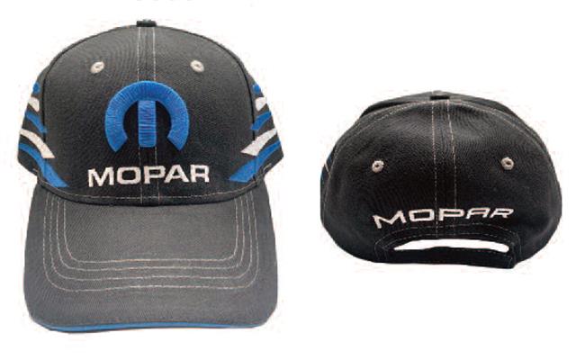 Mopar M Logo Cap Grey/Blue/White - Click Image to Close