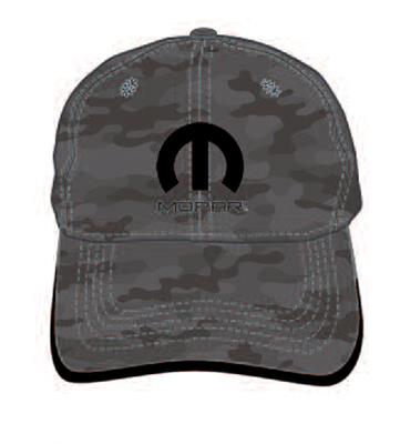 Mopar M Logo Cap Camo Grey - Click Image to Close