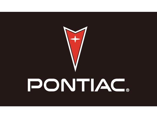 Pontiac Flag Red Badge On Black 150x90cm - Click Image to Close