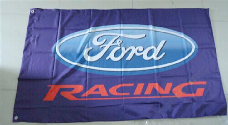 Ford Racing Flag Blue 150x90cm - Click Image to Close