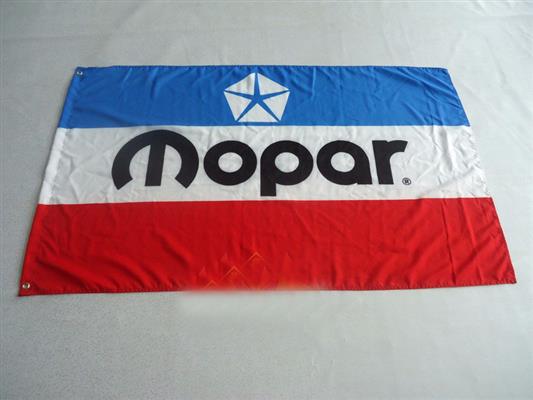 Mopar Pentastar Flag Red/White/Blue150x90cm - Click Image to Close