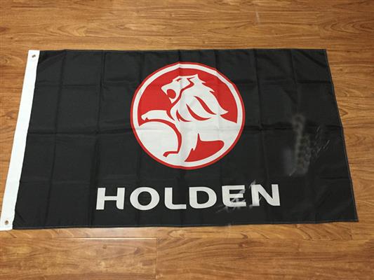 Holden Flag Black 150x90cm - Click Image to Close